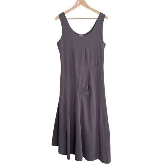 Lilith Asymmetrical Sleeveless Jersey Knit Dress - Picture 1 of 6
